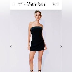 withJean “Chloe” corset dress in black!